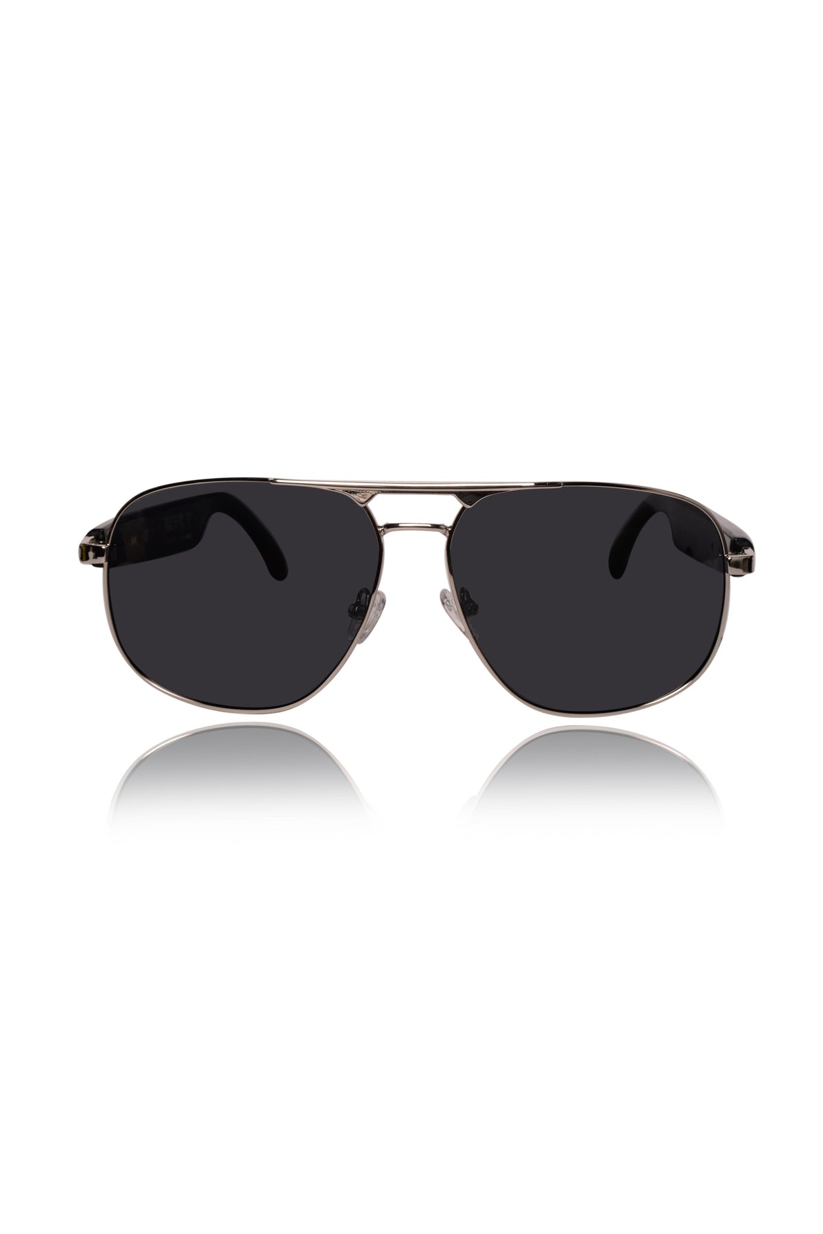 Jodykoes Square Smart Sunglasses with Speaker and Voice Assistant (Grey)