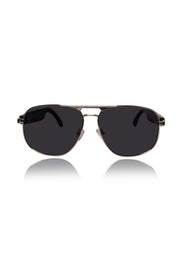 Jodykoes Square Smart Sunglasses with Speaker and Voice Assistant (Grey)