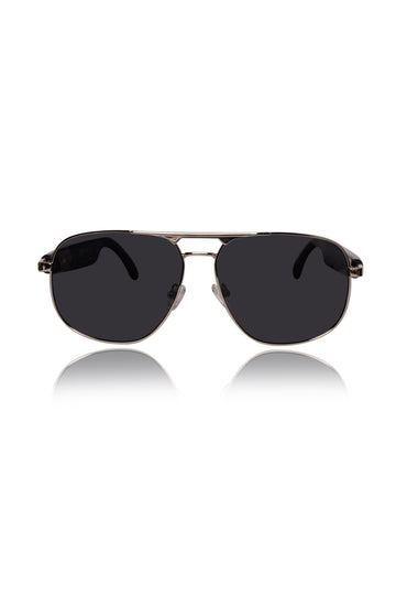 Jodykoes Square Smart Sunglasses with Speaker and Voice Assistant (Grey)