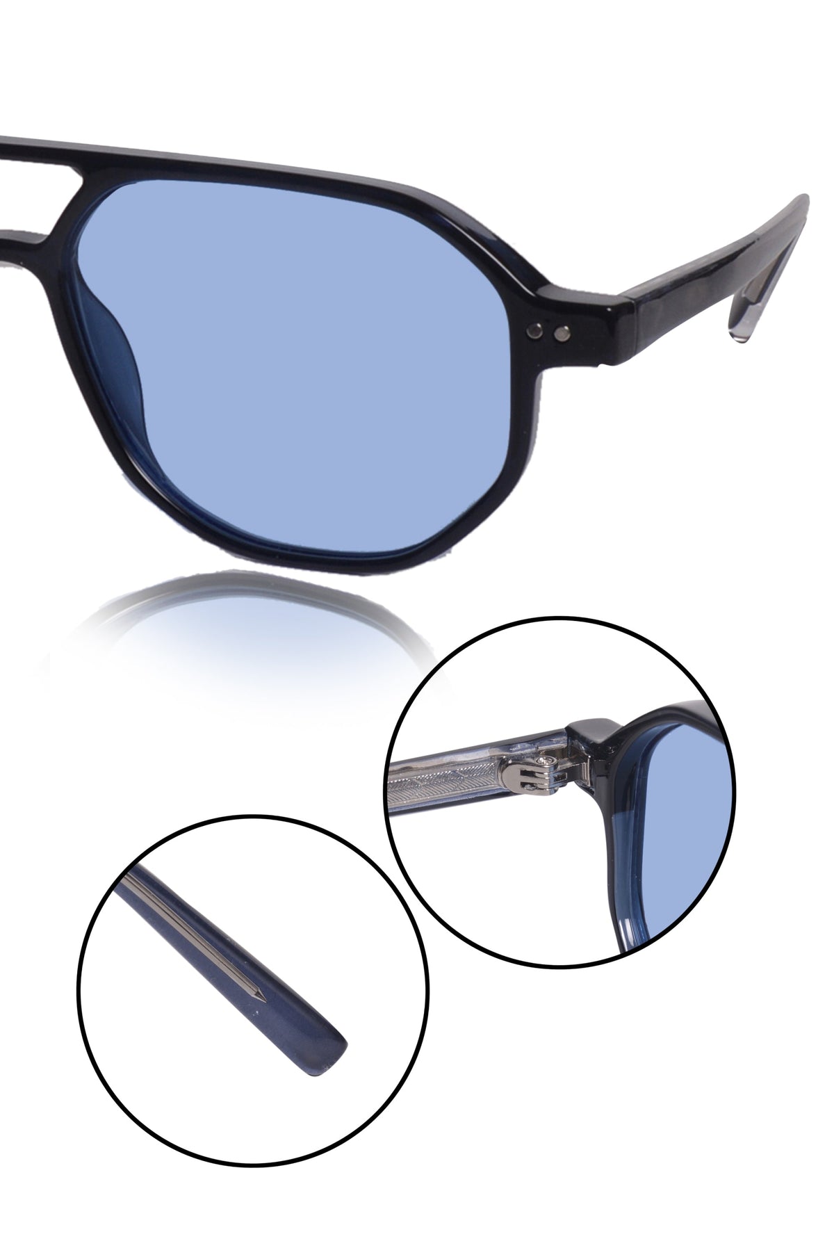 Legacy Aviator Sunglasses – UV400 Polarized (Ocean)
