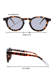 Legacy Round Sunglasses – UV400 Polarized (Crystal Grey)