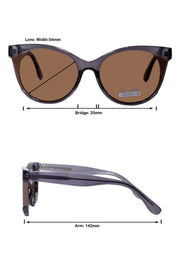 Legacy Cat Eye Sunglasses – UV400 Polarized (Rose)