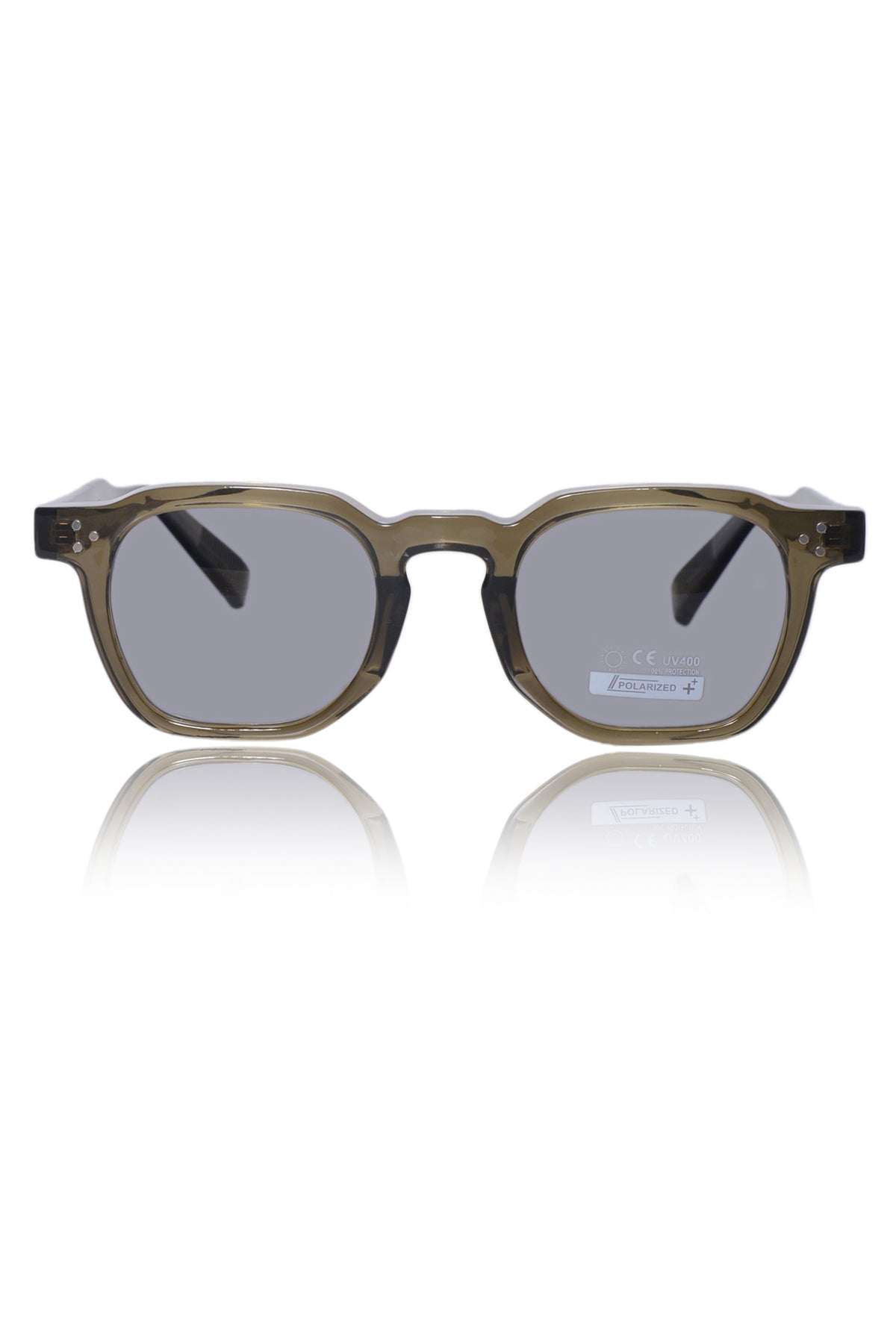 Legacy Hexagon Sunglasses – UV400 Polarized (Tortoise)