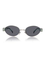 Legacy Metal Oval Sunglasses – UV400 Polarized (Silver)