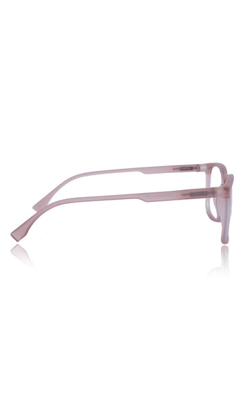 Colour Series : Vibrant colours eyewear rectangle frames with anti glare and blue filter eyeglasses for men and women (Peach Rose)