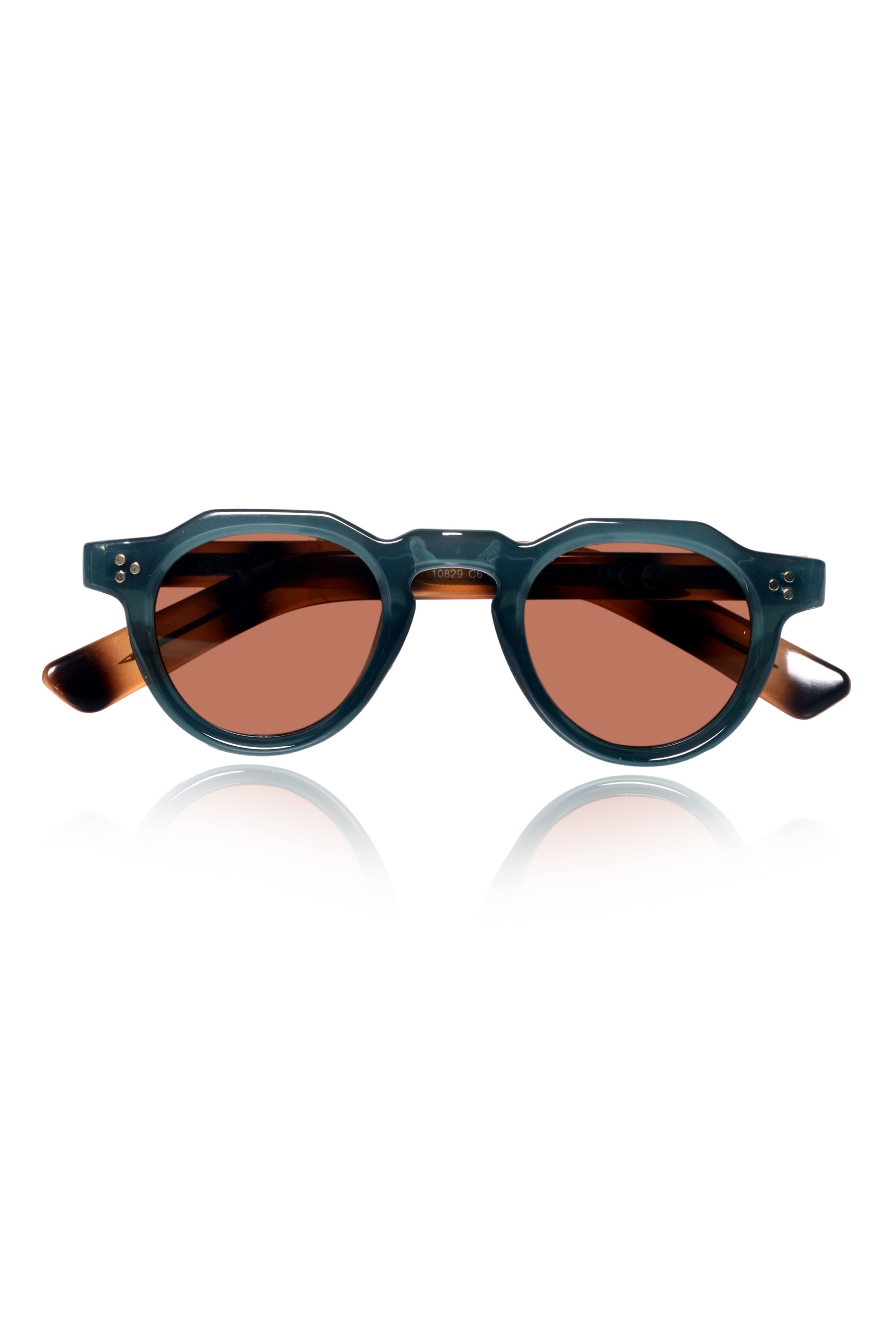 Legacy Flat-Top Sunglasses – UV400 Polarized (Turquoise)