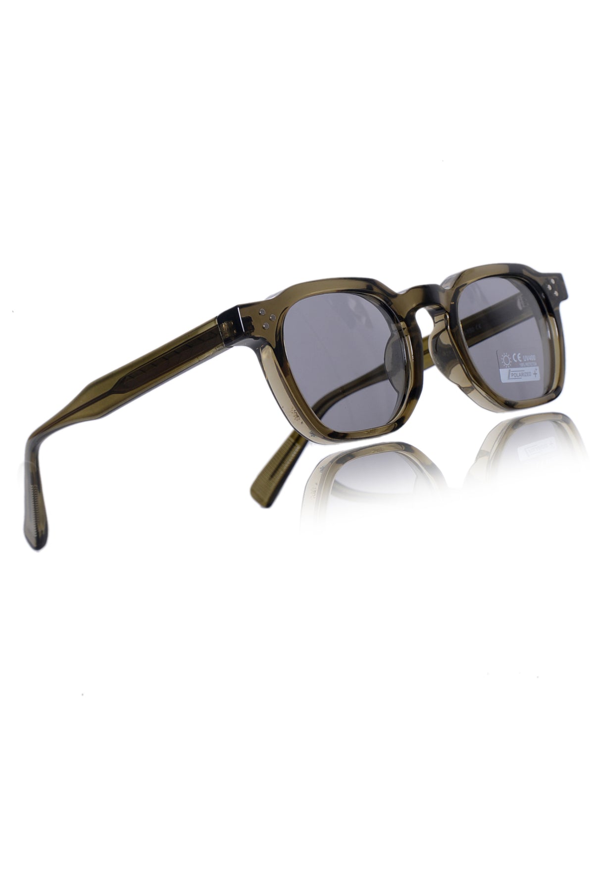 Legacy Hexagon Sunglasses – UV400 Polarized (Tortoise)
