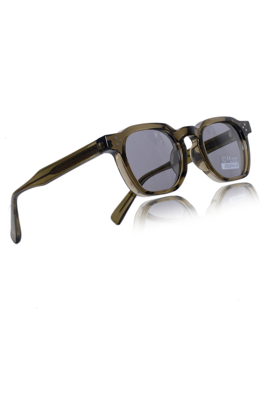 Legacy Hexagon Sunglasses – UV400 Polarized (Tortoise)