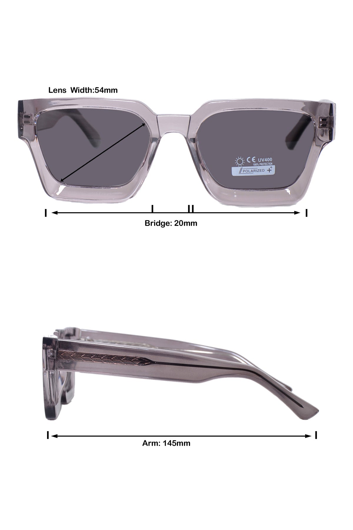 Legacy Square Sunglasses – UV400 Polarized