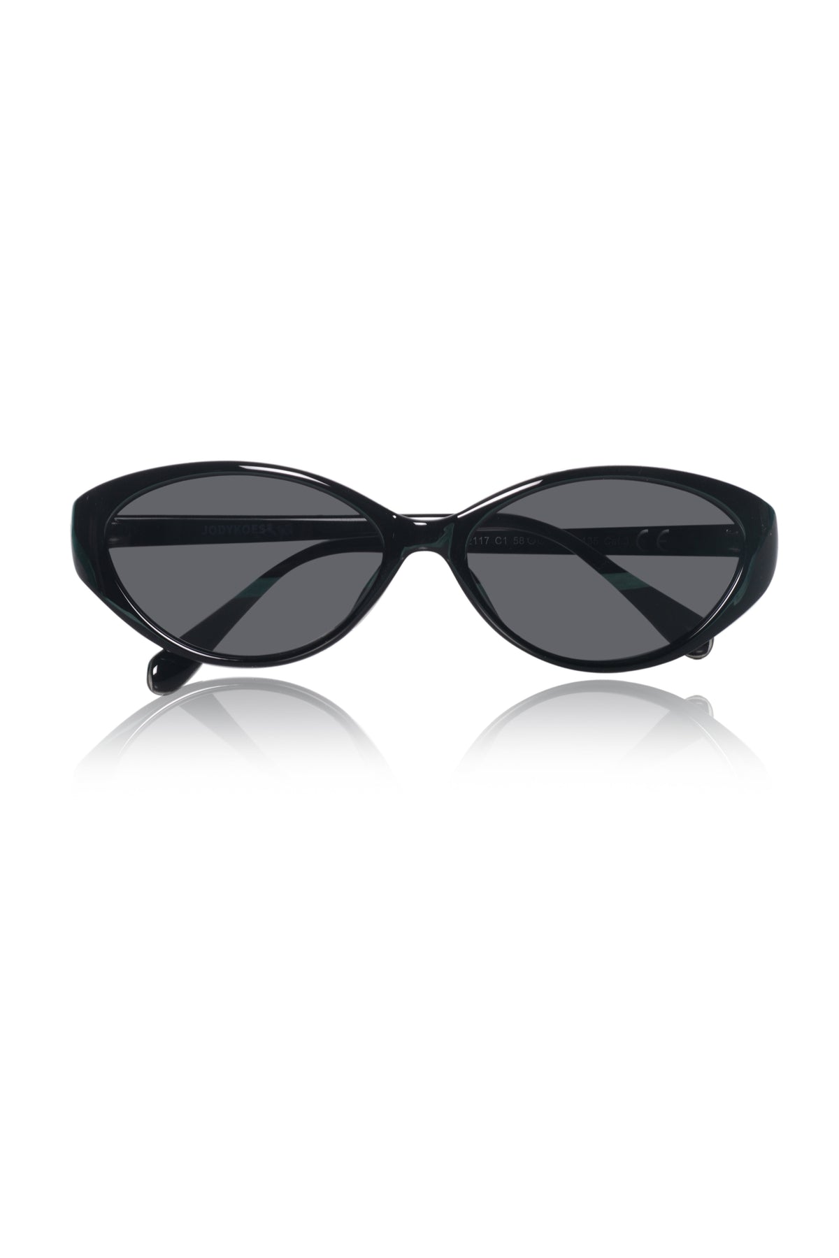 Legacy Cat Eye Sunglasses – UV400 Polarized (Black)