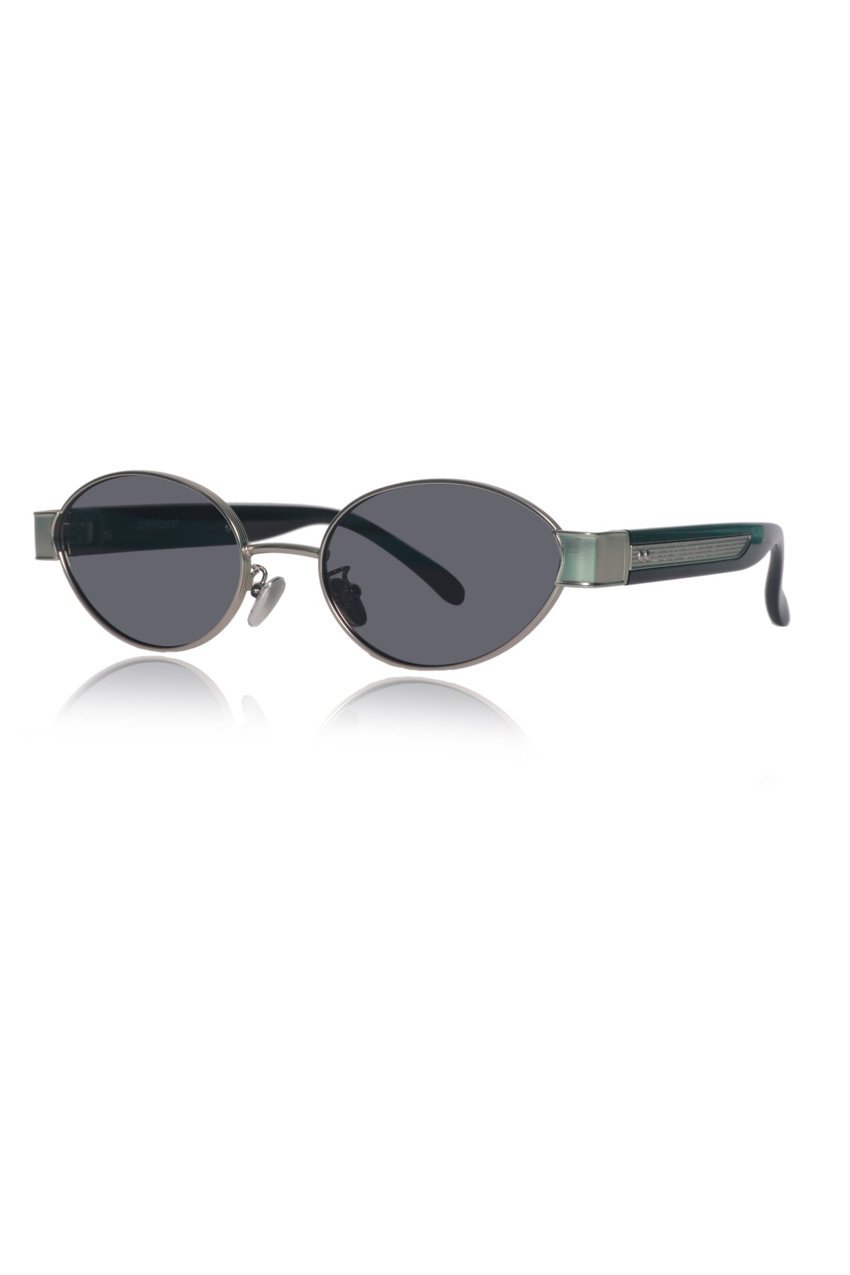 Legacy Metal Oval Sunglasses – UV400 Polarized (Silver)