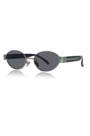 Legacy Metal Oval Sunglasses – UV400 Polarized (Silver)