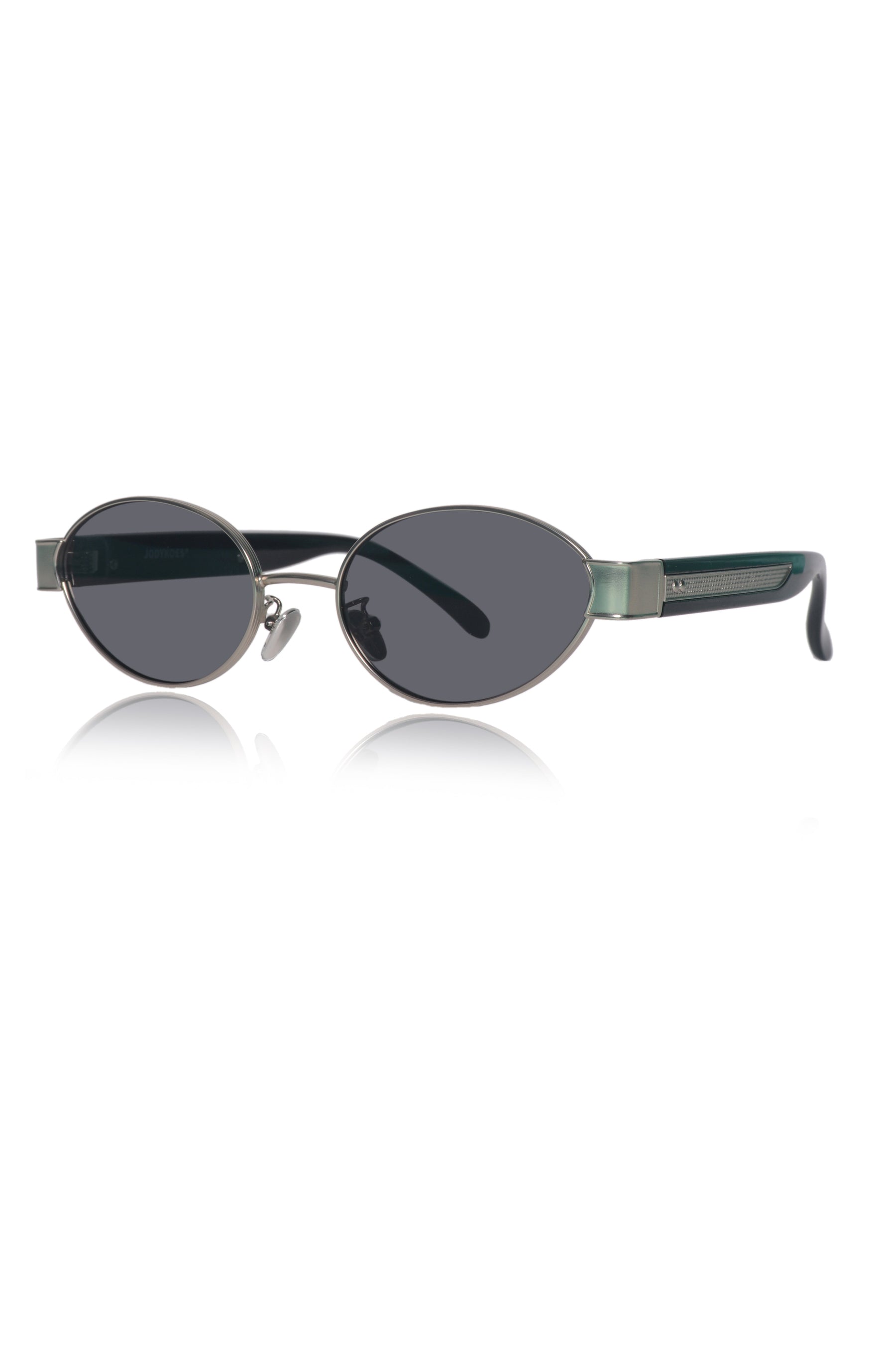 Legacy Metal Oval Sunglasses – UV400 Polarized (Silver)