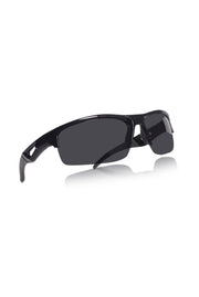 Sports Series Wrap Around Sunglasses for Men & Women | Lightweight Non-Polarized Eyewear | UV400 Protection | Performance Outdoor Shades (Black)